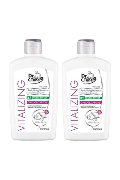 Farmasi 2'li Şampuan - Dr. C. Tuna Vitalizing Tüm Saçlar Için Canlandırıcı Sarımsaklı Şampuan 500 Ml