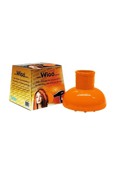 Johnson Wigo Orange Hair Dryer Blow Dryer - Head Vigo Diffuser