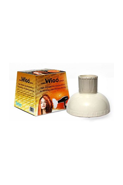 Johnson Wigo White Hair Dryer Blow Dryer - Diffuser Vigo