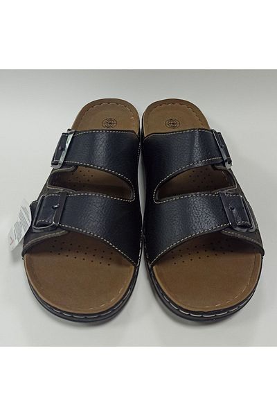 GEZER Anatomical Sole Adjustable Double Buckle Daily Men's Slippers