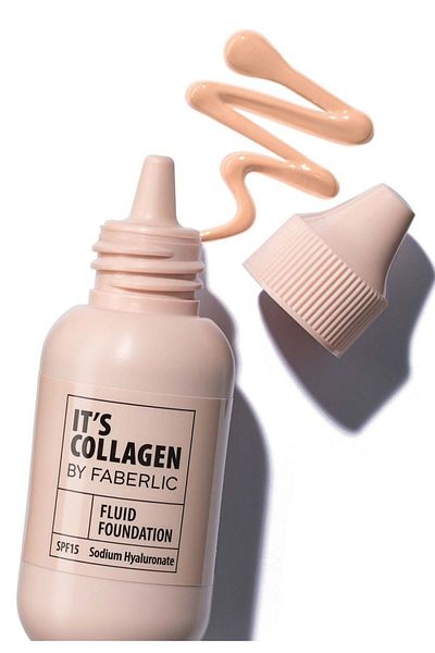 Faberlic Collagen Series Moisturizing Foundation - Tone Beige 6872