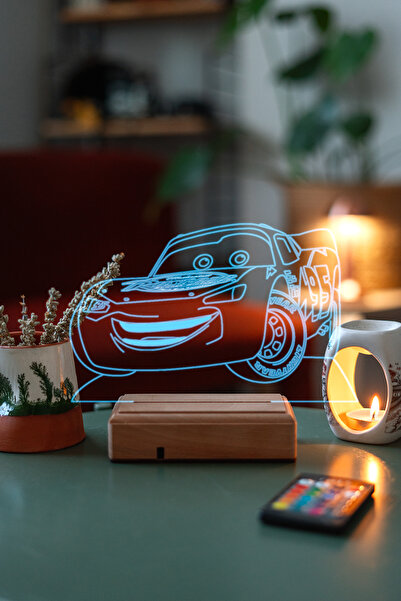 Modiwa Design Kişiye Özel Plakalı BMW F30 Hediyelik 16 Renkli Gece Lambası