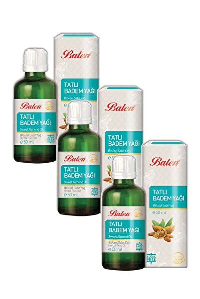 Balen 50 ml 3 Pieces Sweet Almond Oil - Cold Press