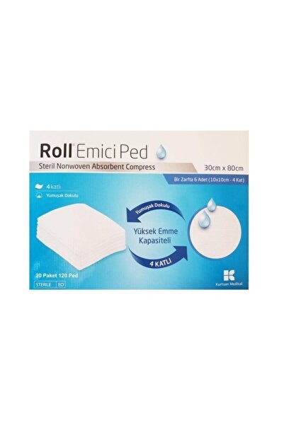 Roll Emici Ped 30x80cm 20 Paket Toplam 120 Ped