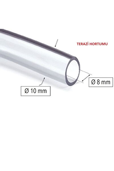bym yapı 8 Mm 10 metre Şeffaf Terazi Hortumu Termosifon Otomobil Kapı Fitili ...