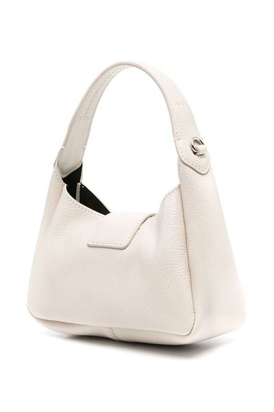 Emporio Armani White Leather Brand Logo Strap Shoulder Bag - Y3E235 YWQ9X-80022