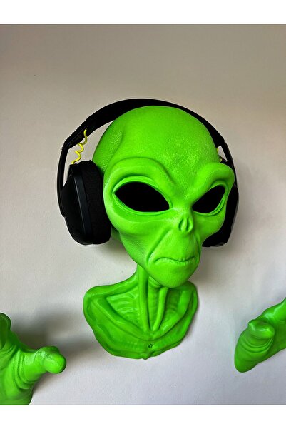 magicland حامل سماعة رأس مزخرف بمظهر كائن فضائي/كائن فضائي، حامل سماعة رأس مز...