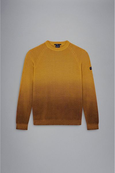 PAUL&SHARK Men's Long-sleeved Daily Use Regular-fit Yellow Sweater13311099-157