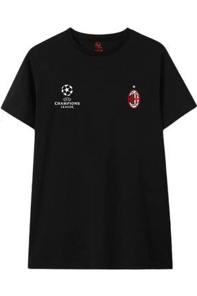 Double Ba2 Champions League Ozel Tasar m Milan T Shirt Fiyat Yorumlar Trendyol