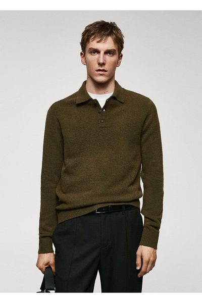 MANGO Man Poloshirt - Mini Bouclé-Design