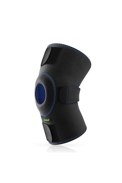 ACTIMOVE Knee Support Open Patella Adjustable Black Color