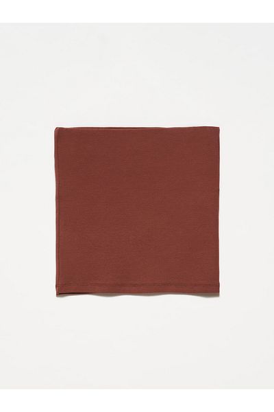 Dilvin 20659 Crop Top-Coffee
