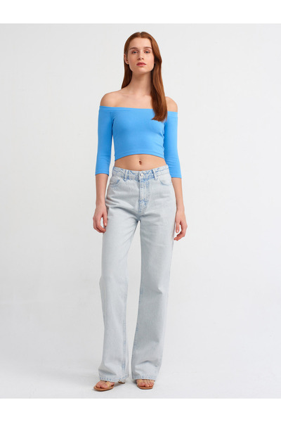 Dilvin 30937 Μπάλα έξω από τους ώμους-Μπλε