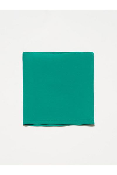 Dilvin 20659 Strapless Blouse-green