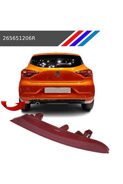 TTS Renault Clio 5 Sol Arka Tampon Reflektörü ClioV 265651206r
