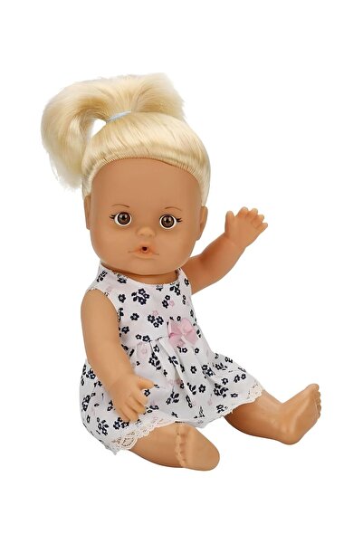 Apexma Altını Islatan Emzikli ve Biberonlu Sarı Saçlı Bebek Seti - Kız Oyuncak