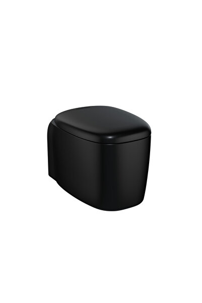 VitrA Plural 7830B483-0090 Rim-ex Asma Klozet, 55 cm, Mat Siyah