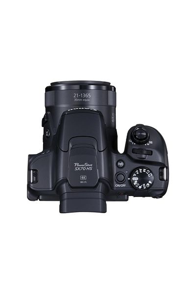 Canon كاميرا Canon PowerShot SX70 HS ذات العدسة الثابتة وتقريب بصري 65x وأفلام بدقة 4K وبلوتوث وواي فاي