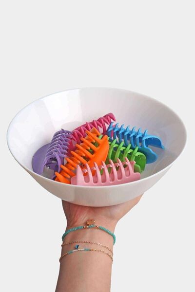 Naz aksesuar Σετ πόρπες Naz 6 τεμαχίων (10 εκ.) ματ χρώματος μεγάλου μεγέθους...