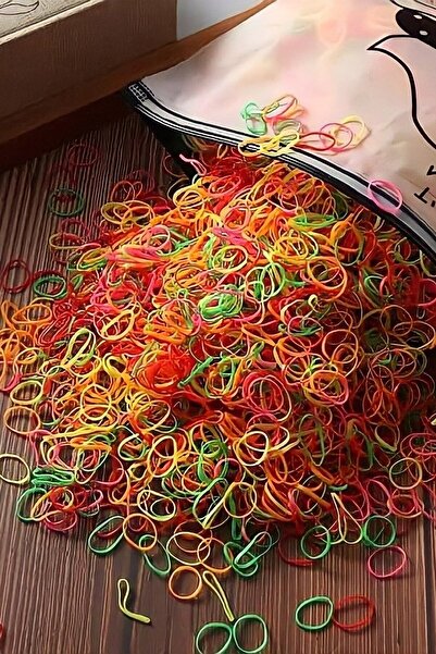 Chehra Design 1000 db foszforeszkáló színű hajfonat gumi