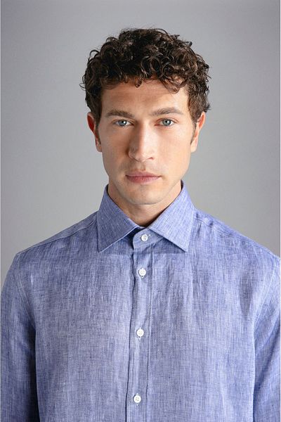 PAUL&SHARK Men's Long Sleeve Casual Cut Navy Shirt24413098CF-013