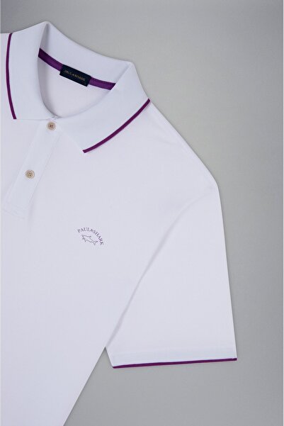 PAUL&SHARK Ανδρικό μπλουζάκι από βαμβακερό γιακά πόλο με κοντό μανίκι που κλείνει με κουμπιά 24411300 -010