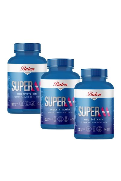 Balen Super-M Multivitamin Capsule 585 Mg 60 Capsules X 3 Pieces