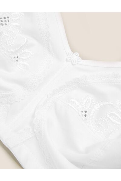 Marks & Spencer Işleme Detaylı Toparlayıcı Pamuklu Sütyen