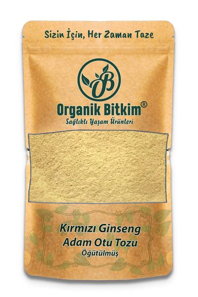 OB Organik Bitkim Kırmızı Ginseng (ADAM OTU) Toz 10 gr