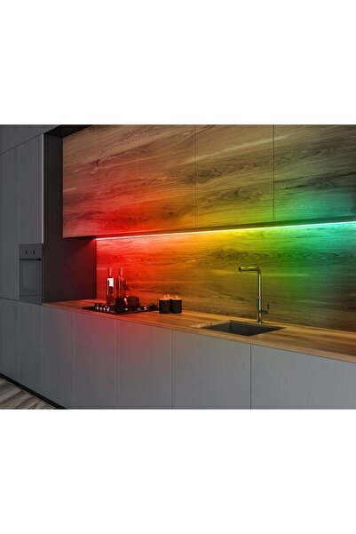 Genel Markalar Akıllı Led Şerit ( Ampul Hediyeli )5 Metre Wi-fi Bluetooth Akıllı Telefon Ile Kontrol