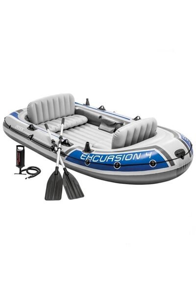 Intex Excursion 4 Şişme Bot Set - Ib68324