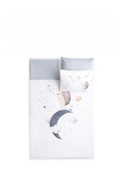 Soley Luna Touch Baby Duvet Cover Set - 100% Cotton