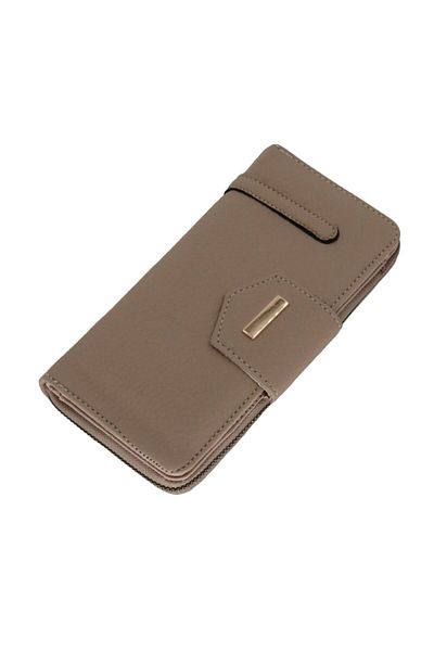Aksesuar Веган кожен дамски портфейл - магнитен и с цип (20 x 10 см)