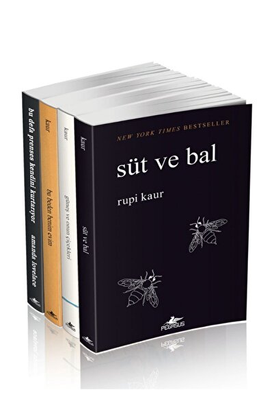 Pegasus Yayınları Şiir Kitapları Takım Set 4 Kitap - Rupi Kaur & Amanda Lovelace