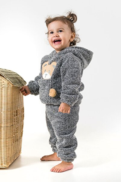 Baby Animals Welsoft Plush Unisex Winter Baby Suits Children's Clothing Baby Clothing Children's Costume