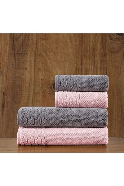 Soley Alana Extra Soft Rice Knitting - Σετ πετσετών 4 τεμαχίων