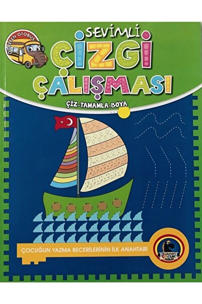 Karatay Yayınları Karatay Öğreten Otobüs Sevimli Çizgi Çalışması Kitabı 4