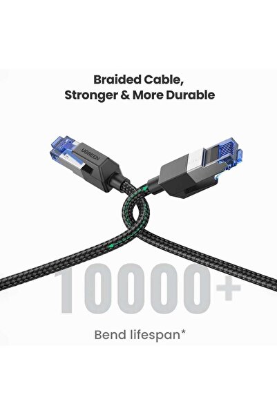 Ugreen Cat8 25gbps 2000mhz Örgülü Ethernet Kablosu 5 Metre