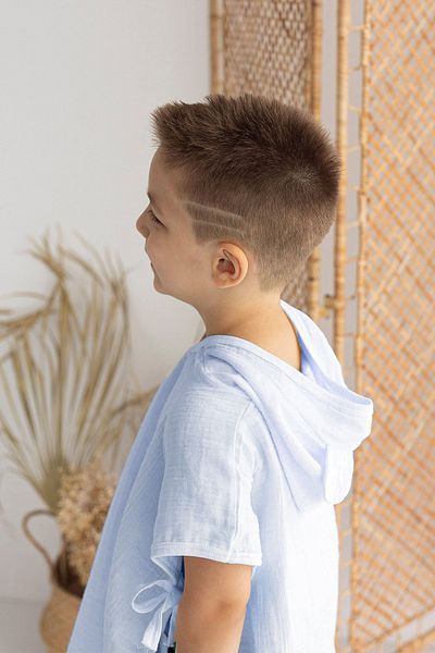 Lilabio 2-7 Years Old Cotton Teddy Eared Poncho