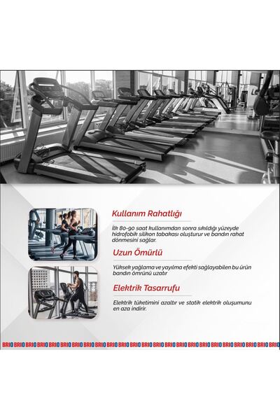BRIO Silikon Sprey Koşu Bandı Yağlayıcı, Koşu Bandı Yağı 500 ml