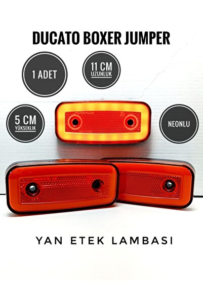 SERKAY OTO Neonlu Yan Etek Lambası 12-24 V Uyumlu 1 Adet