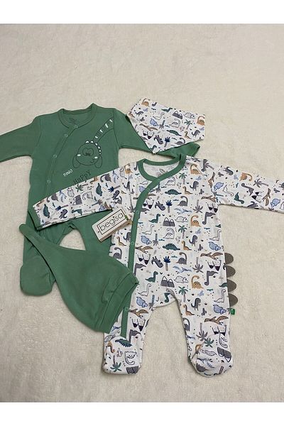 Begisa 4-Piece Jumpsuit Set for Baby