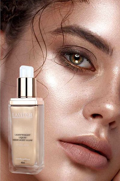 Lavider Pro Glow Liquid Illuminator - 45 ml White Skin Color Illuminating Bronzer
