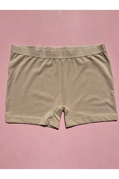 LEYNA BUTİK 4 Πακέτα Mini Shorts Boxer - Γυναικεία, Βαμβακερό ύφασμα Lycra, 2 Μαύρο, 2 Μαύρο