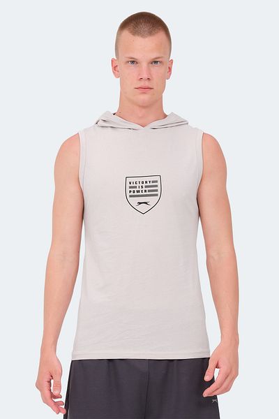 Slazenger Ανδρικό T-Shirt - VERSIO Stone Grey