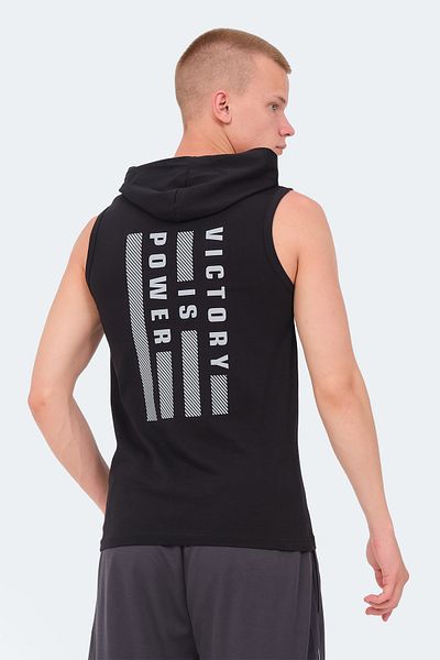Slazenger Ανδρικό Μαύρο T-Shirt - VERSIO