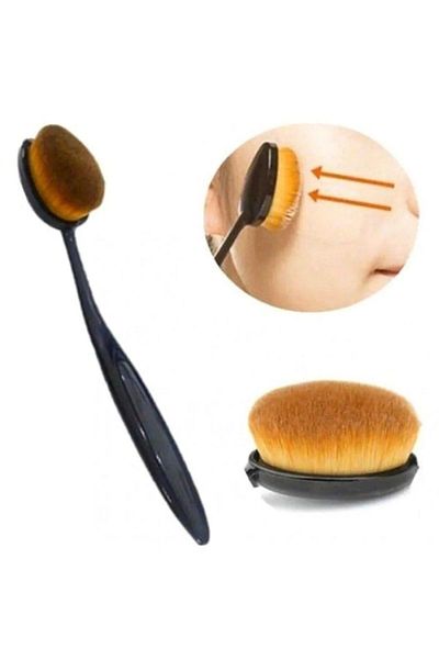 Hyd Foundation Brush Makeup Professional Face Oval Spoon Brush