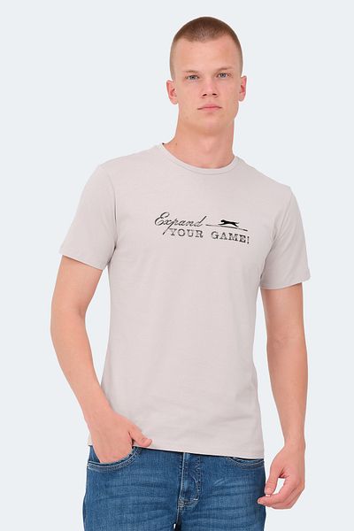 Slazenger Ανδρικό μπλουζάκι VOLKER I - Stone Grey