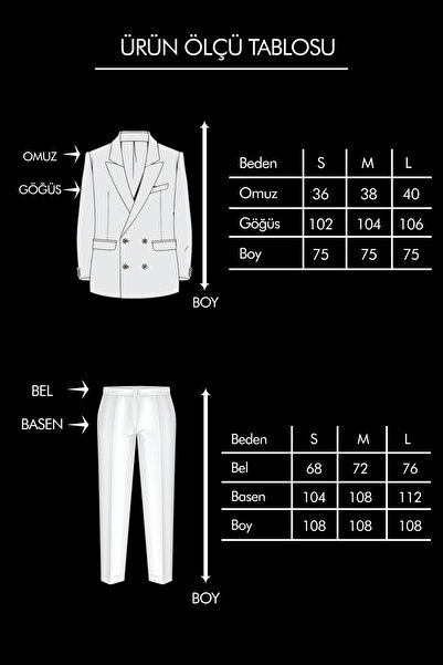 Ortaya Çık Linen Palazzo Black Pants and Jacket Set