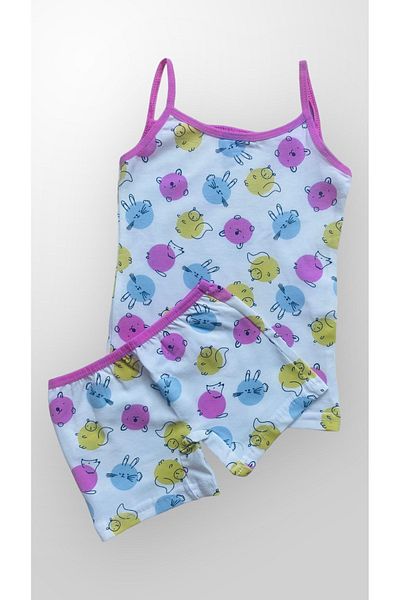 Fil Kids Cotton Patterned Chubby Athlete Boxer Set for Girls